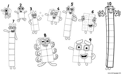 Number Block Printables