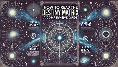 Numbers Destiny Matrix Chart