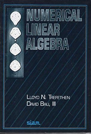 Numerical Linear Algebra Trefethen Bau Solution Manual