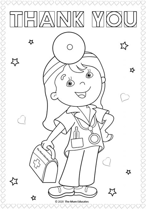 Nurse Appreciation Day Coloring Pages