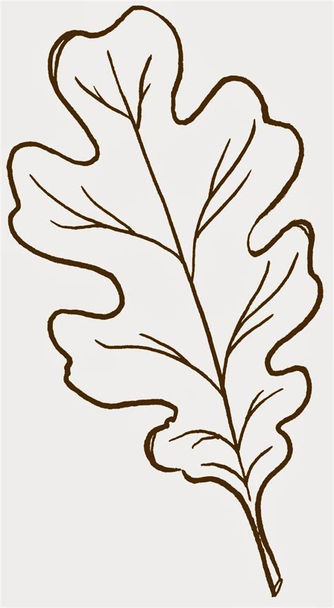 Oak Leaf Printable