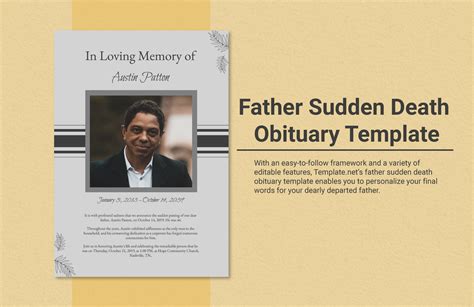 Obituary Template Father