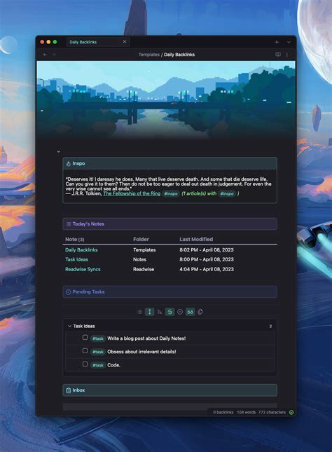 Obsidian Notes Templates