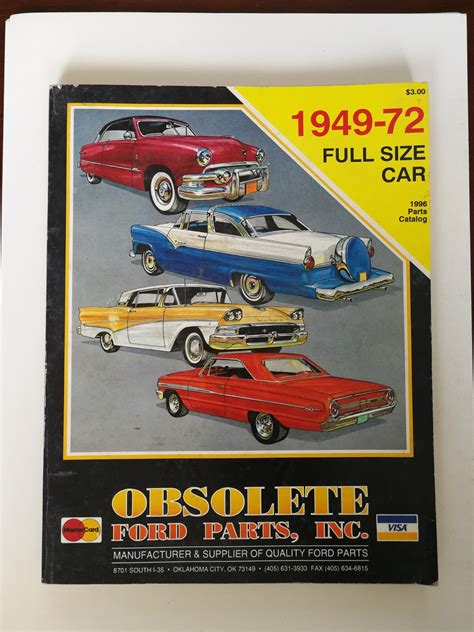 Obsolete Ford Parts Catalog