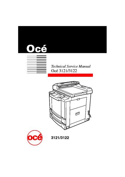 Oc Eacute 3121 3122 Service Repair Manual