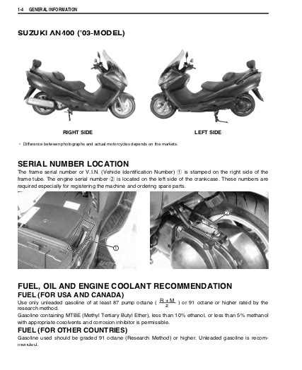 Oct 2012 Cheat Suzuki Burgman 400 Cc Repair Service Manual Book