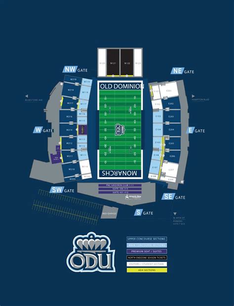 Odu Seating Chart Football
