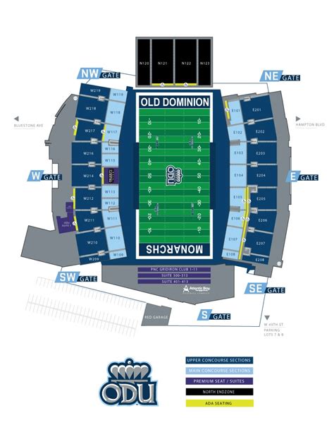 Odu Stadium Seating Chart