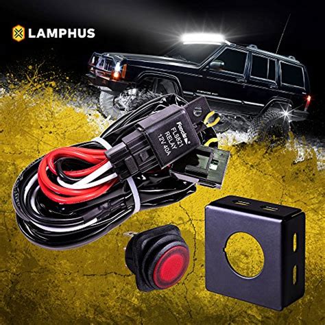 Off Road Atv Jeep Led Light Bar Wiring Harness