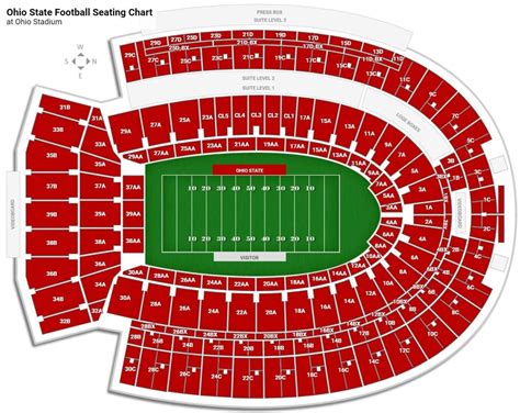 Ohio State Stadium Seating Chart View