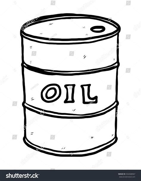 Oil Barrel Drawing