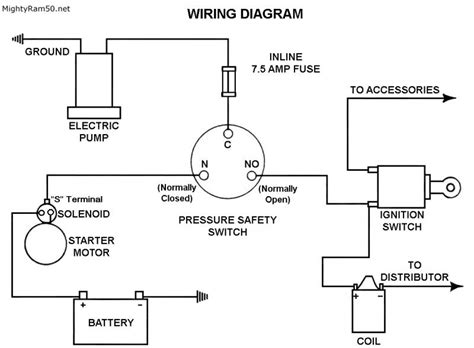 Oil Pressure Kill Switch Wiring Diagram