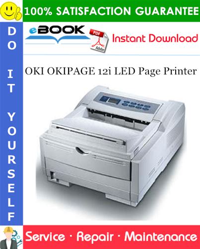 Oki B4350 B4350n Monochrome Led Page Printer Service Repair Manual