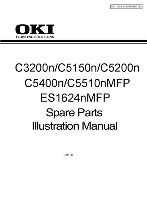 Oki C3200n C5150n C5200n C5400n C5 510 Multi Function Printer Service Repair Manual