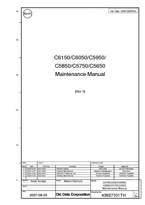 Oki C6150 C6050 C5950 C5850 C5750 C5650 Color Led Page Printer Service Repair Manual