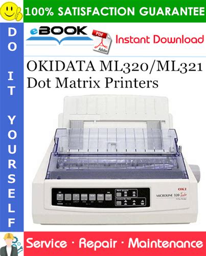 Okidata Dot Matrix Ml320 Ml321 Turbo Printer Service Manual