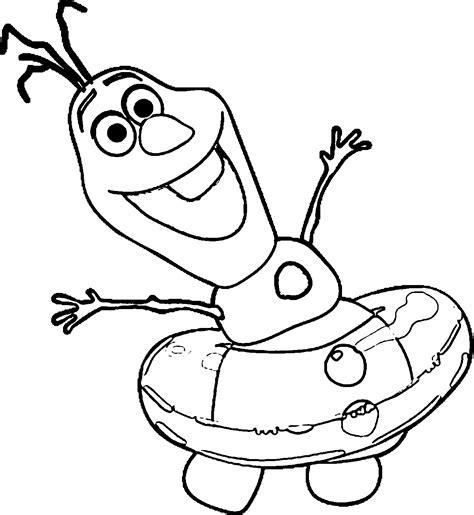 Olaf Coloring Pages Printable