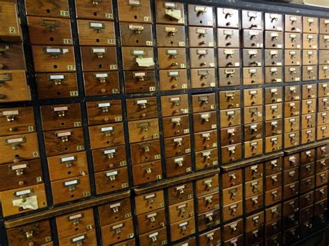 Old Card Catalog For Sale