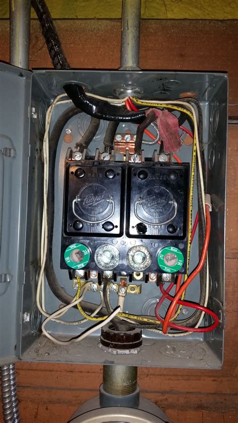 Old House Fuse Box Wiring Diagrams