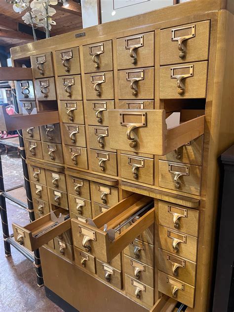 Old Library Card Card Catalog For Sale
