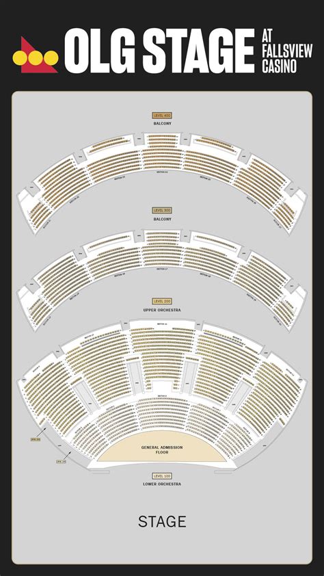 Olg Stage Seating Chart