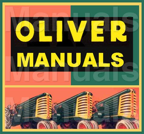 Oliver 1600 Tractor Workshop Service Repair Shop Manual Download