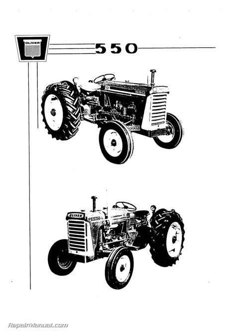 Oliver Super 550 Tractor Workshop Service Repair Manual