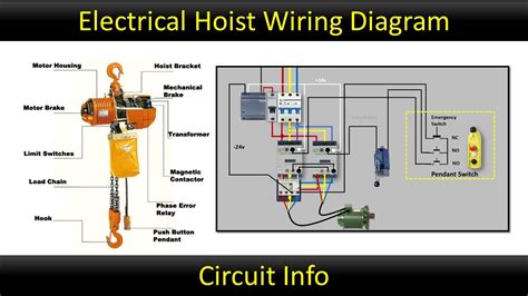 On A Crane Pendant Wiring Diagram