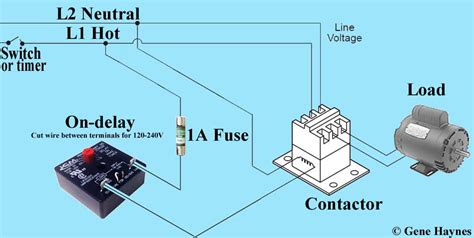 On Delay Timer Wiring Diagram