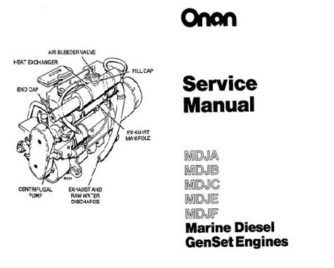 Onan Mdja Djb Mdjb Mdje Djc Engine Full Service Repair Manual