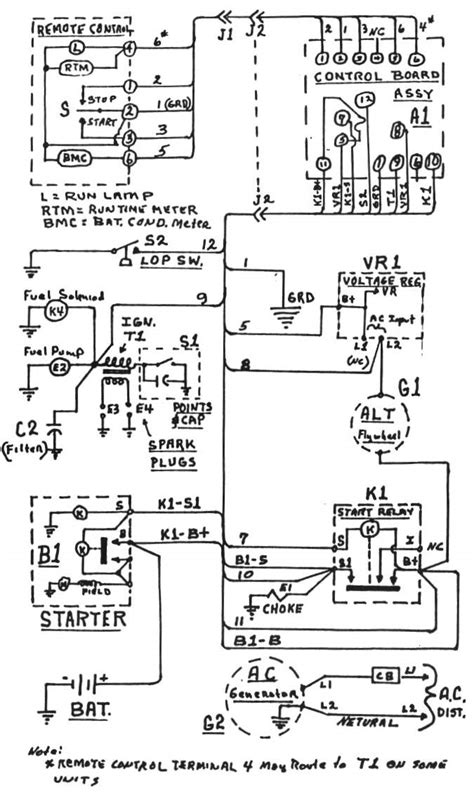 Onan Microlite 4000 Wiring Diagram