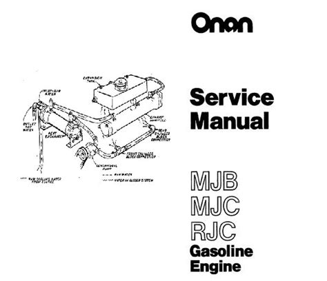 Onan Mjb Mjc Rjc Series Gasoline Engine Service Repair Workshop Manual Download