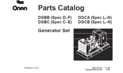 Onan Powercommand Dgbb Dgbc Dgca Dgcb Dgcc Generator Full Service Repair Manual