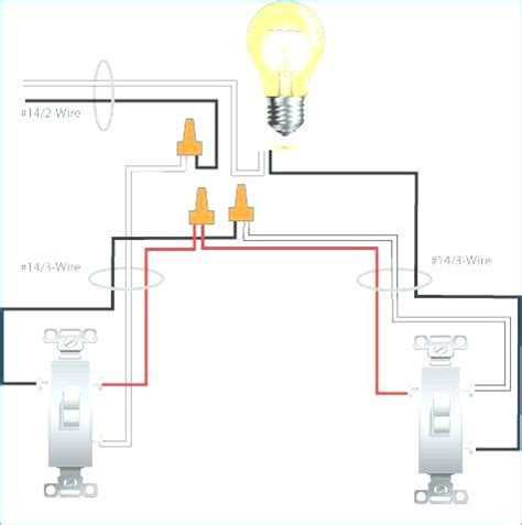 One Light Two Switches Wiring Diagram