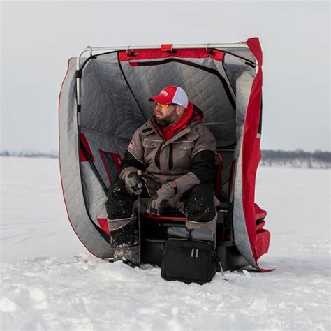 One Man Ice Shanty: A Symbol of Winter Solitude and Recreation