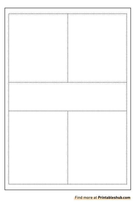 One Pager Blank Template Free