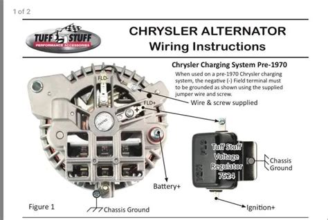 One Wire Alternator Wiring Diagram Mopar