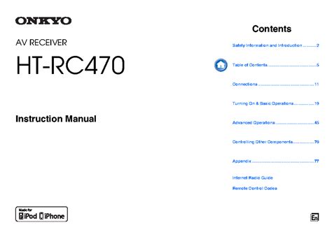 Onkyo Ht Rc470 Service Manual And Repair Guide