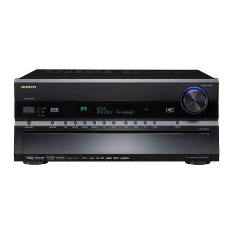 Onkyo Pr Sc885 Av Controller Service Manual Download