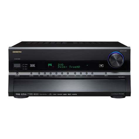 Onkyo Pr Sc885 Av Controller Service Manual Download