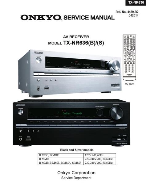 Onkyo Tx Nr636 Service Manual And Repair Guide