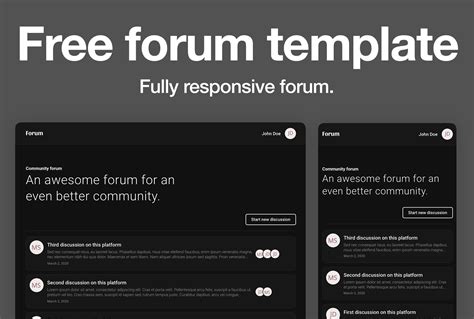 Online Forum Template