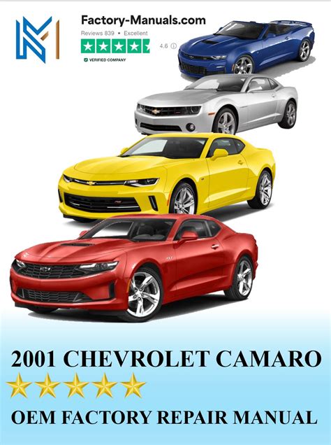 Onwers Manual 2001 Chevrolet Camaro