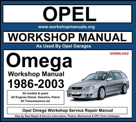 Opel Omega Service And Repair Manual Download