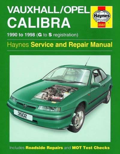 Opel Vauxhall Calibra 1990 1998 Workshop Service Repair Manual