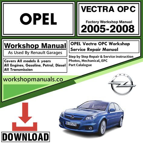 Opel Vectra Workshop Manual