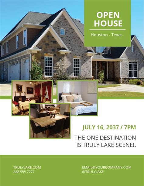 Open House Flyer Template Free
