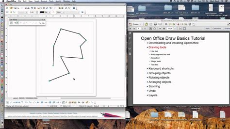 Open Office Draw Manual Entry Angles