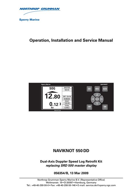 Operation Installation And Service Manual