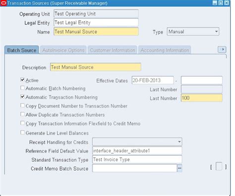 Oracle R12 Receivables Technical Reference Manual